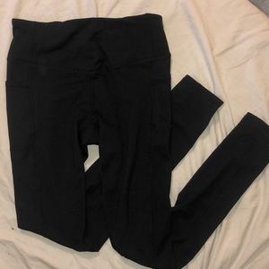 gaiam black leggings size medium